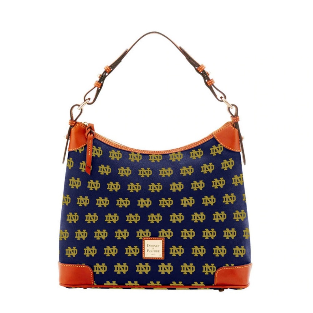 Dooney and Bourke Notre Dame hobo NWT